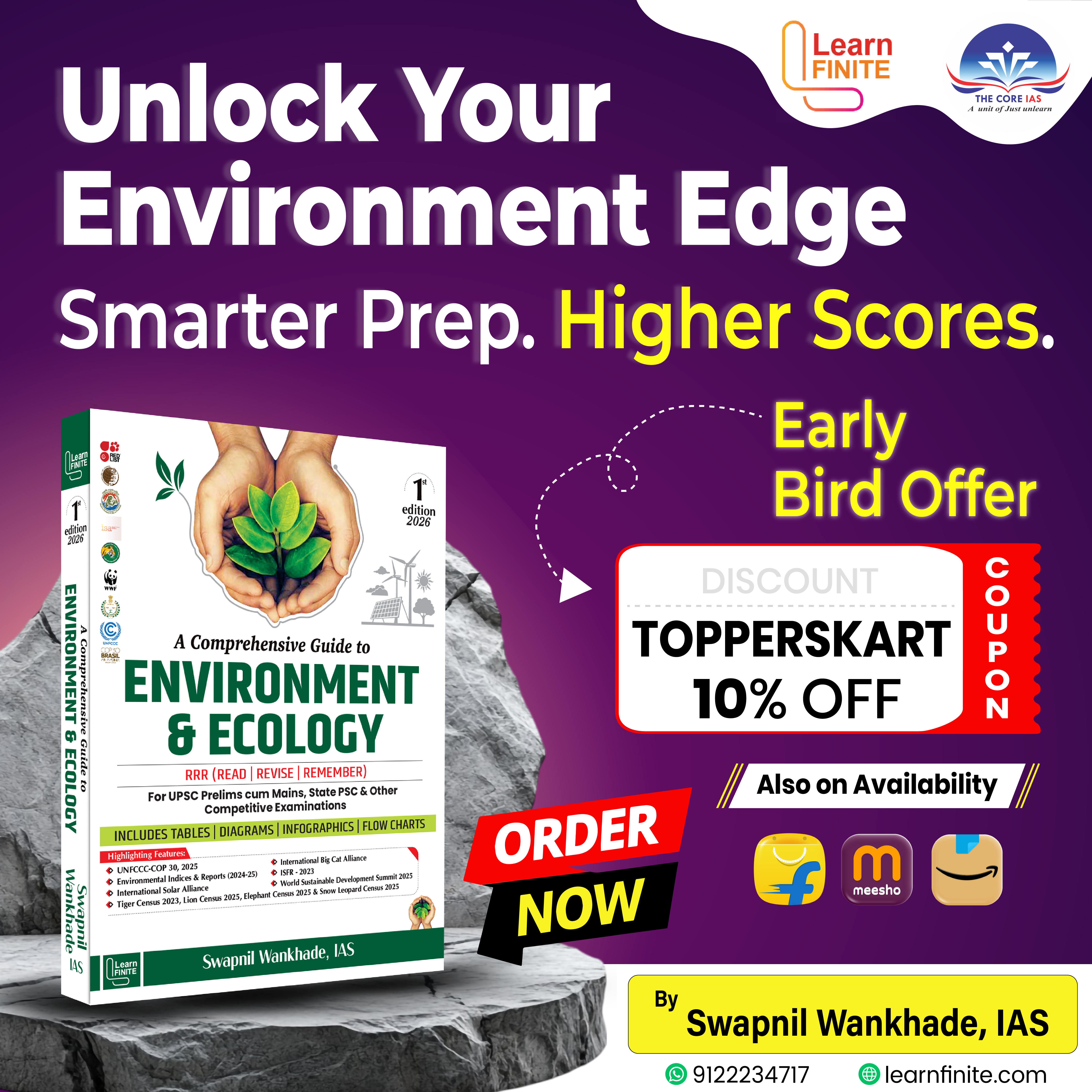 Environment & Ecology 2026: Complete UPSC Guide with Updated 2024–25 Reports, Indices & High-Yield Revision Tools | By Swapnil Wankhade, IAS